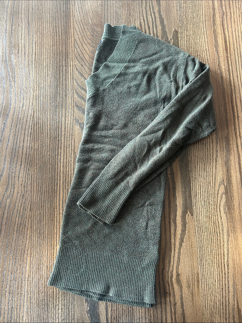 Gap S long Sweater in Olive Green